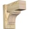 Ekena Millwork Merced Block Rough Sawn Outlooker, Douglas Fir, 6"W x 12"D x 12"H OUT06X12X12MRC05RDF - alternate 1